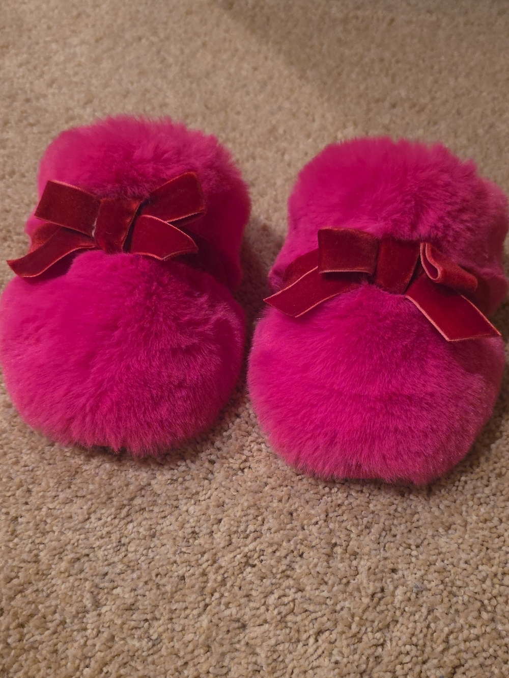 Girls Plush Slippers